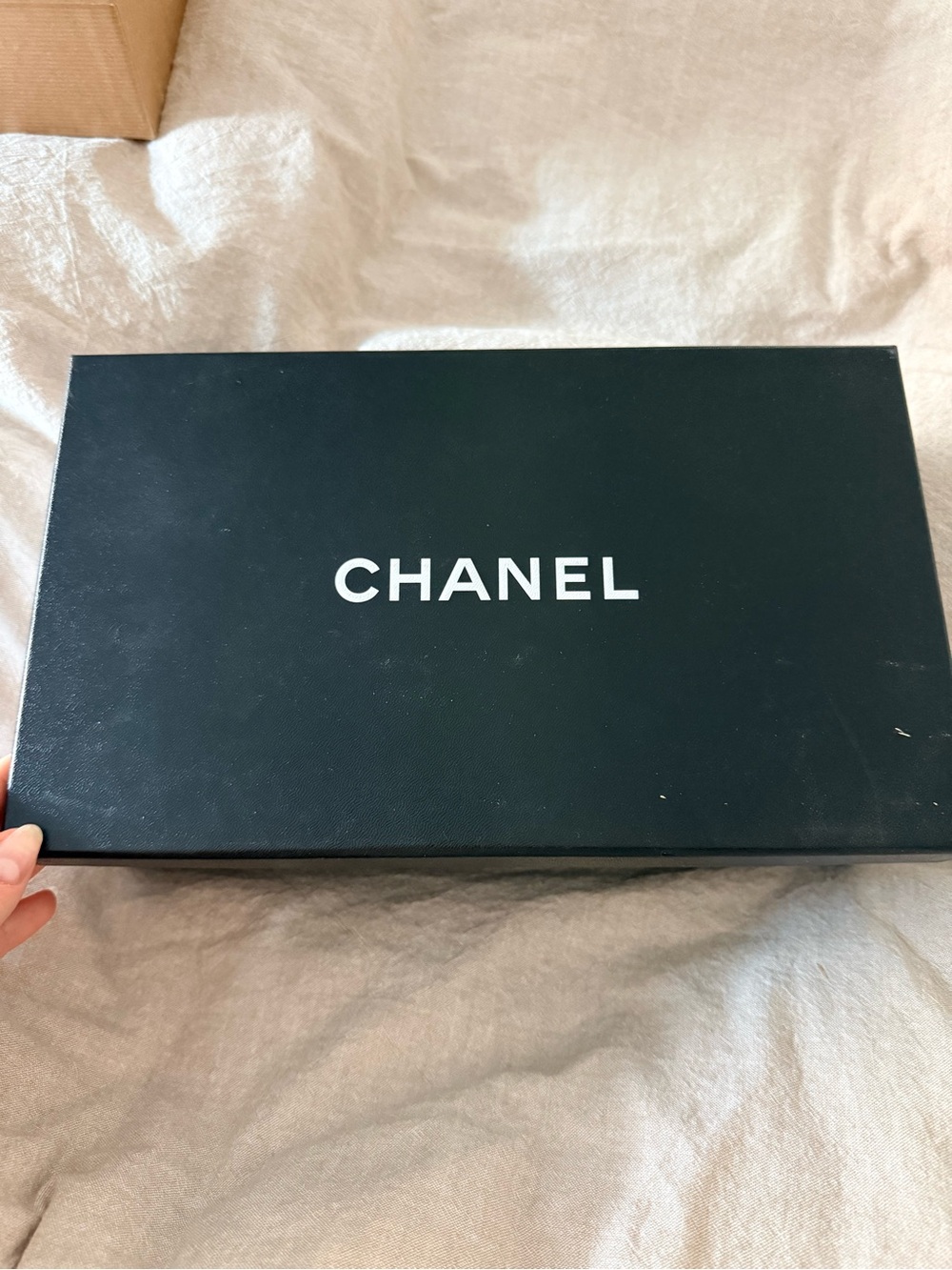 CHANEL Two-Tone Leather Espadrilles in Tan and Black - Picture 8 of 8